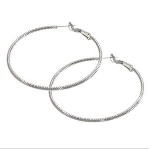 Southmoon Under Silver Hoop Earrings